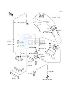 EX 250 F [NINJA 250R] (F10-F14) [NINJA 250R] drawing FUEL EVAPORATIVE SYSTEM