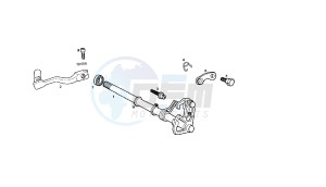 SENDA SM X-TREM - 50 CC EU2 drawing GEAR CHANGE MECHANISM