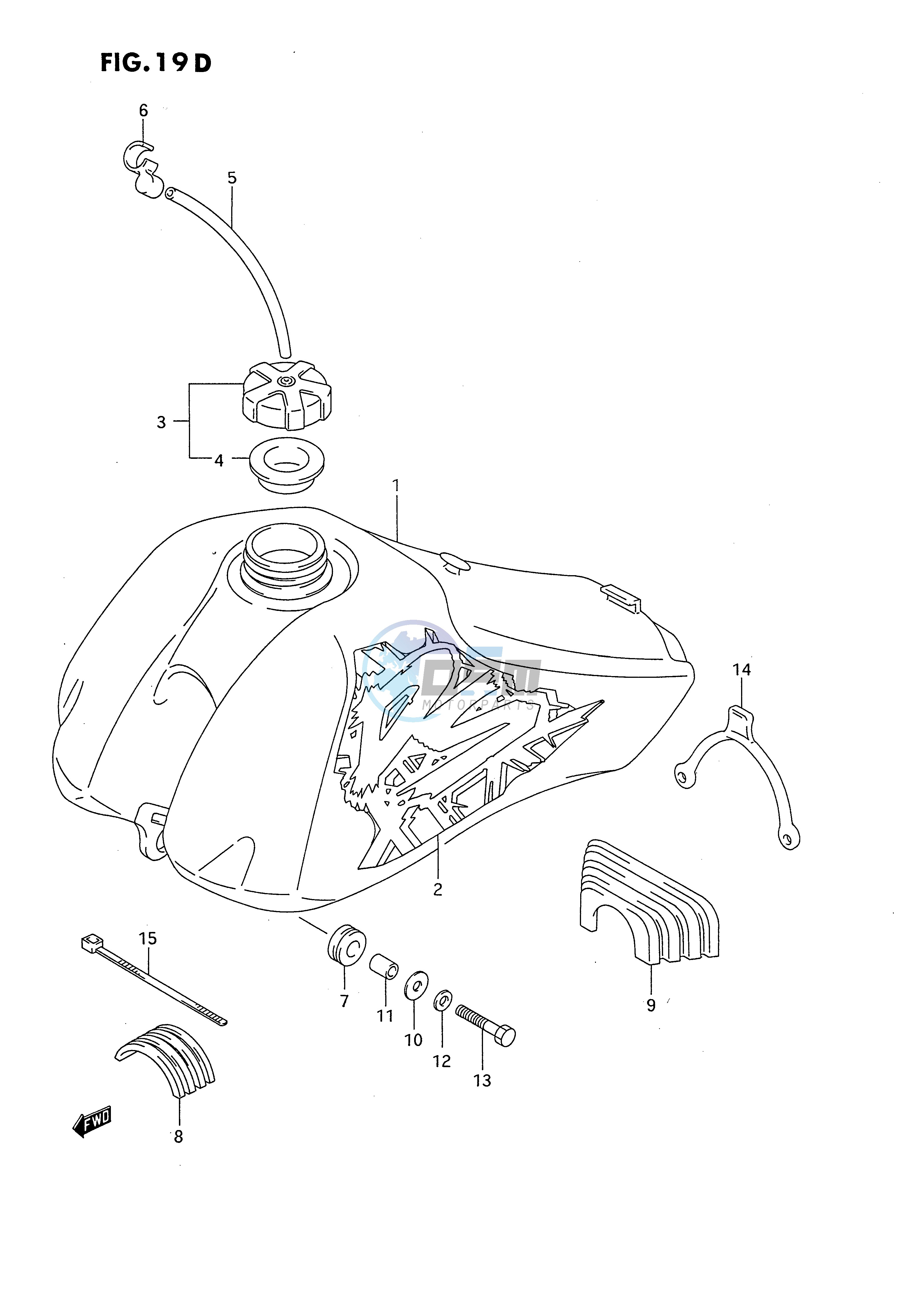 FUEL TANK (MODEL R S)