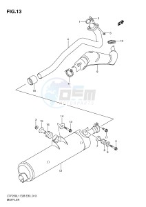 LT-F250 (E28-E33) drawing MUFFLER