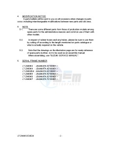 LT-Z400 (E3-E28) drawing * CATALOG PREFACE *