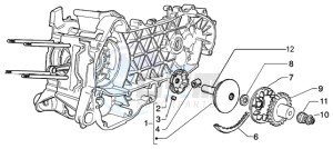 Beverly 125 drawing Driving pulley