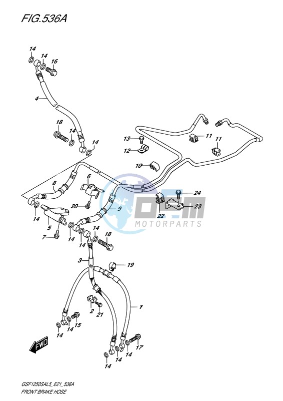 FRONT BRAKE HOSE