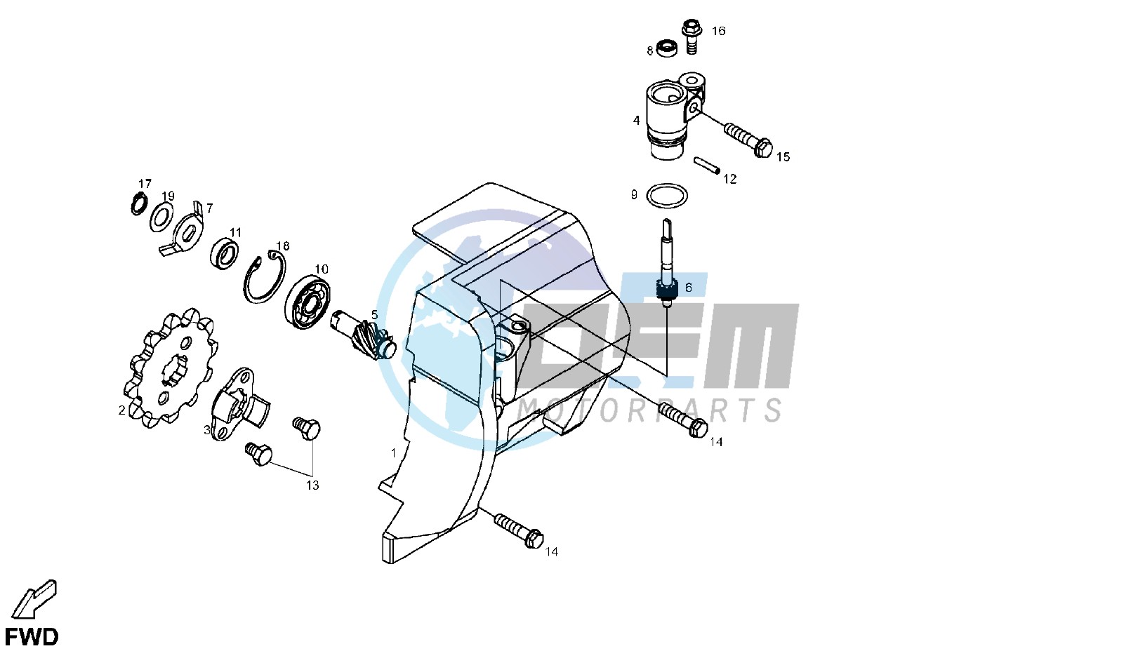 SPEEDOMETER DRIVE PINION