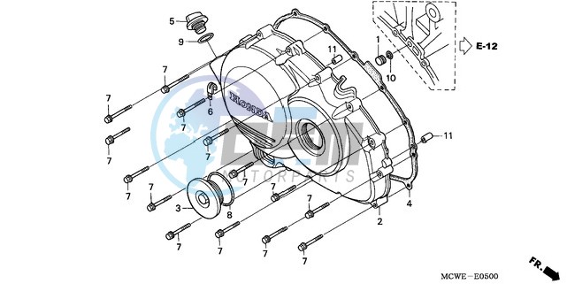 RIGHT CRANKCASE COVER