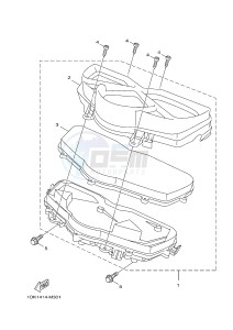 XC125R YW125 SKYLINER S (2PE2) drawing METER