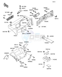 KAF 540 D [MULE 2020] (D1) [MULE 2020] drawing FRAME FITTING-- COVER- -