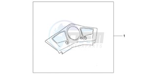 VFR8009 Europe Direct - (ED / MME) drawing METER PANEL