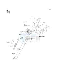 ZX 636 B [NINJA ZX-6R[ (B1-B2) [NINJA ZX-6R drawing STAND-- S- -