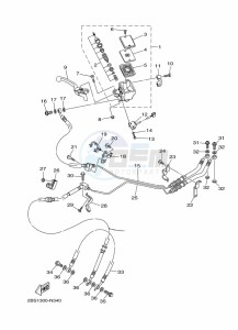 XT1200ZE XT1200ZE SUPER TENERE ABS (BP97) drawing FRONT MASTER CYLINDER