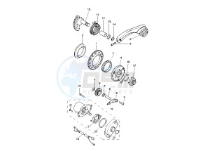 YQ AEROX 50 drawing STARTER