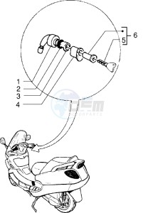 X9 250 drawing Key operated switch