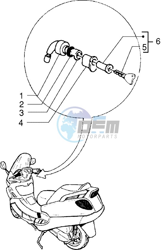 Key operated switch