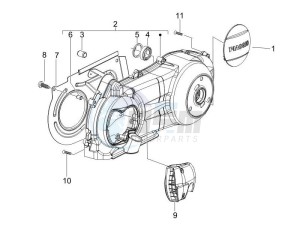 Oregon 250 drawing Crankcase cover - Crankcase cooling