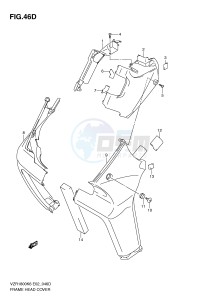 VZR1800 (E2) INTRUDER drawing FRAME HEAD COVER (VZR1800L0 UFL0)