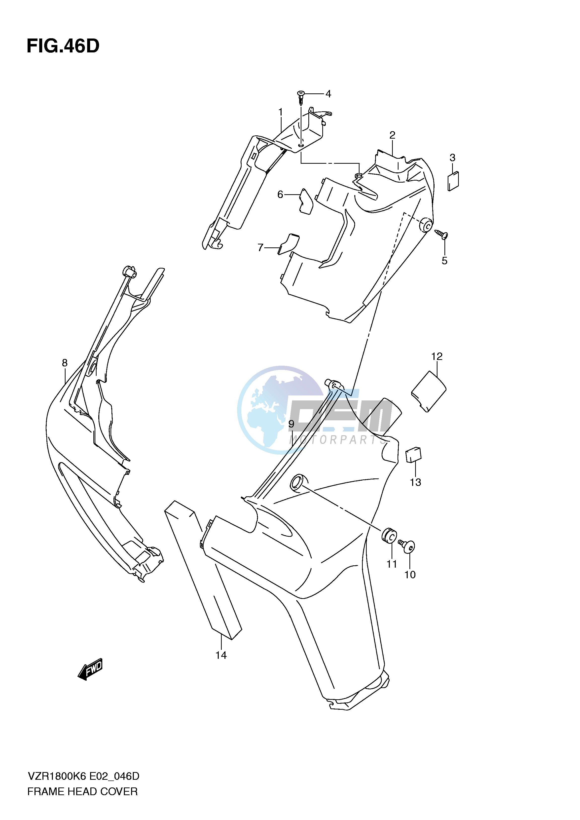 FRAME HEAD COVER (VZR1800L0 UFL0)