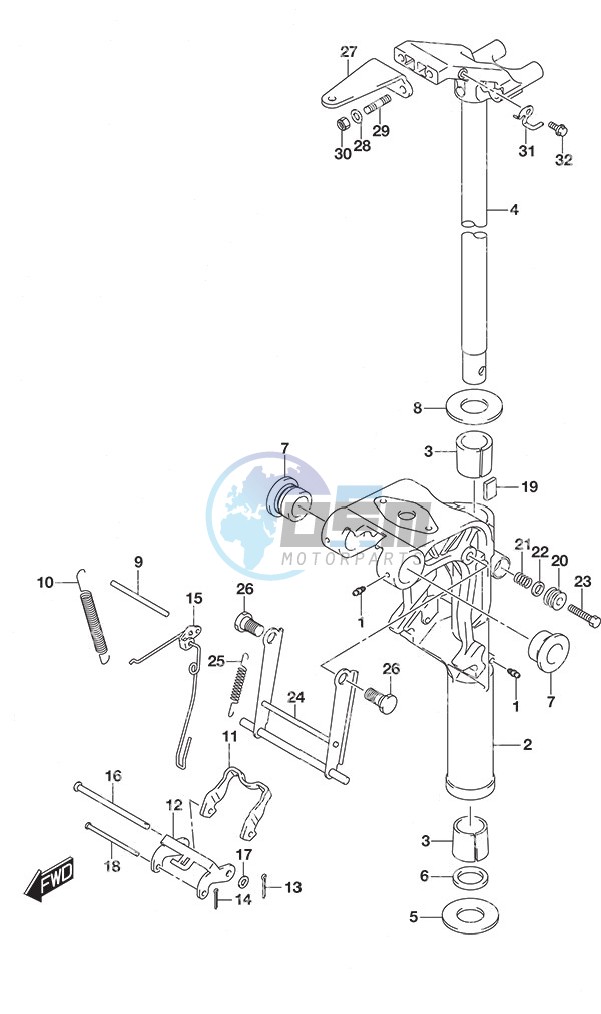 Swivel Bracket Remote Control