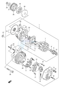 GSF650 (E2) Bandit drawing ALTERNATOR