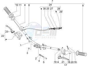 LX 50 4T-2V 25Kmh NL drawing Handlebars - Master cil