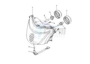 YP MAJESTY 250 drawing HEADLIGHT