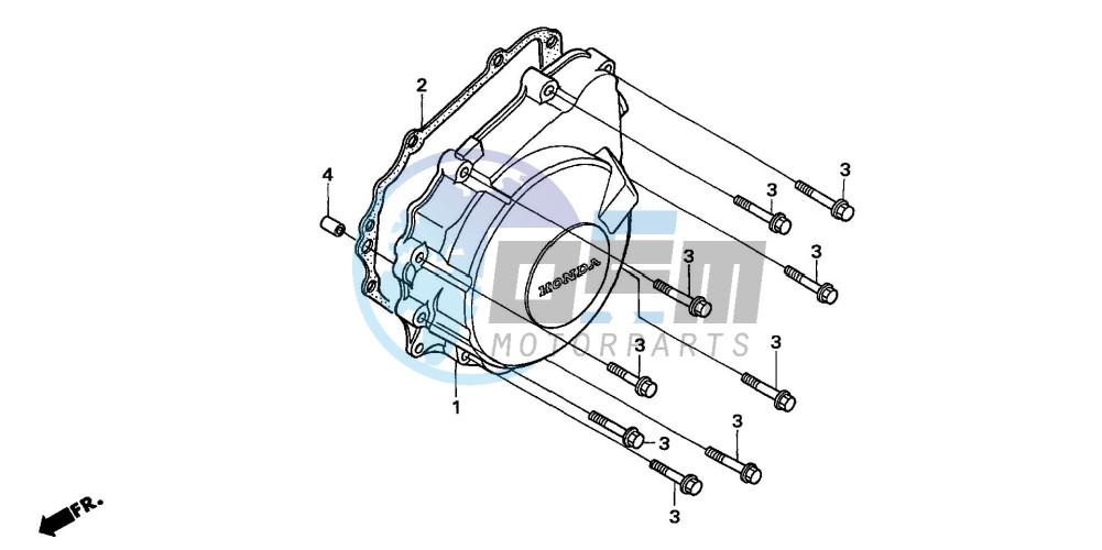 GENERATOR COVER (CBF600S6/SA6/N6/NA6)