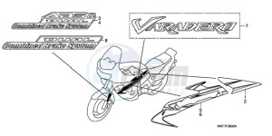 XL1000VA9 UK - (E / ABS MKH) drawing MARK/STRIPE