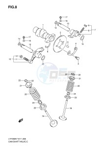 LT-F250 (E17) drawing CAMSHAFT VALVE