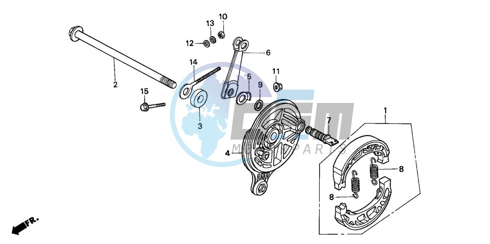 REAR BRAKE PANEL