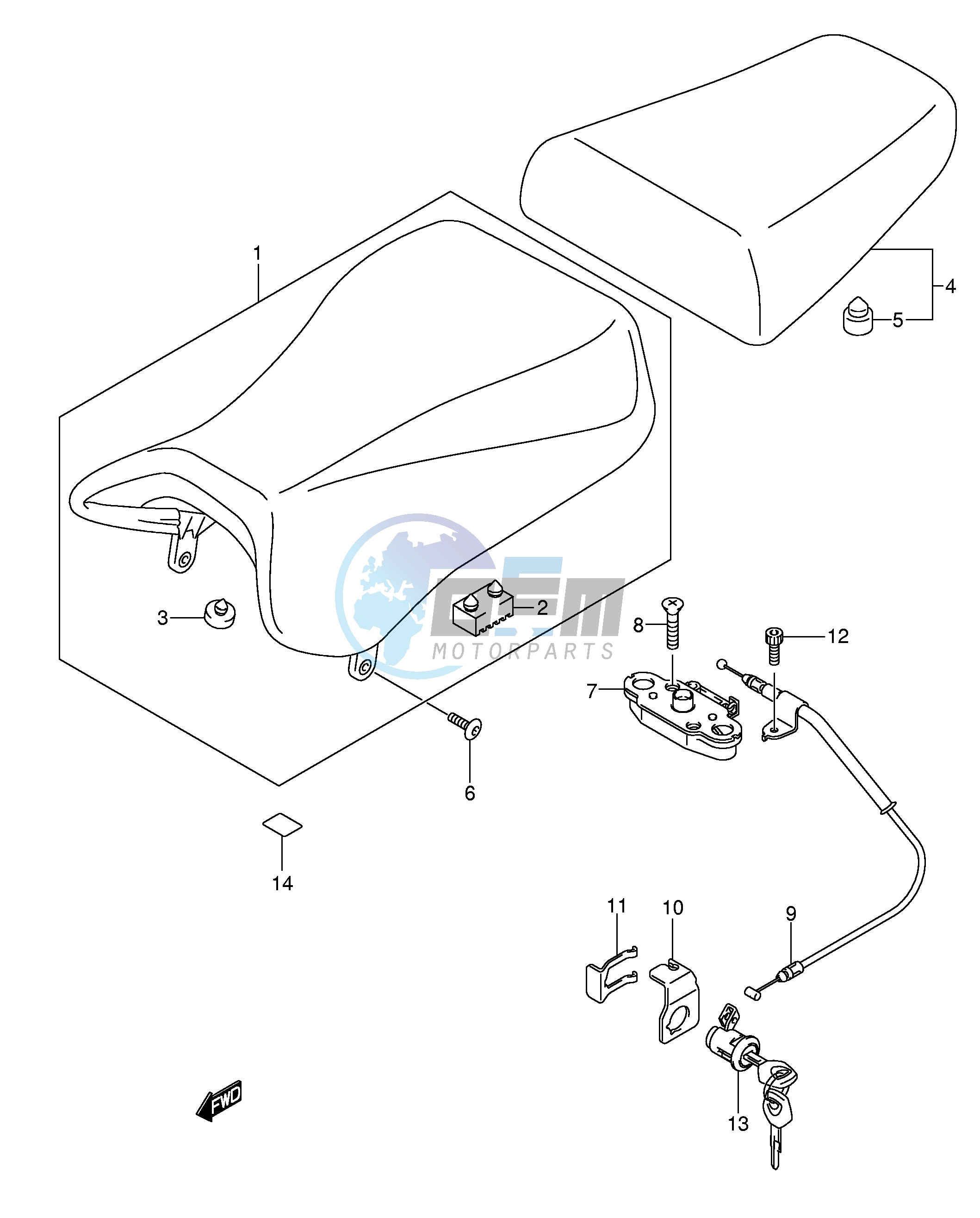 SEAT (MODEL K4 K5 K6 K7)