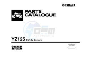 YZ125 (B4XJ) drawing Infopage-1