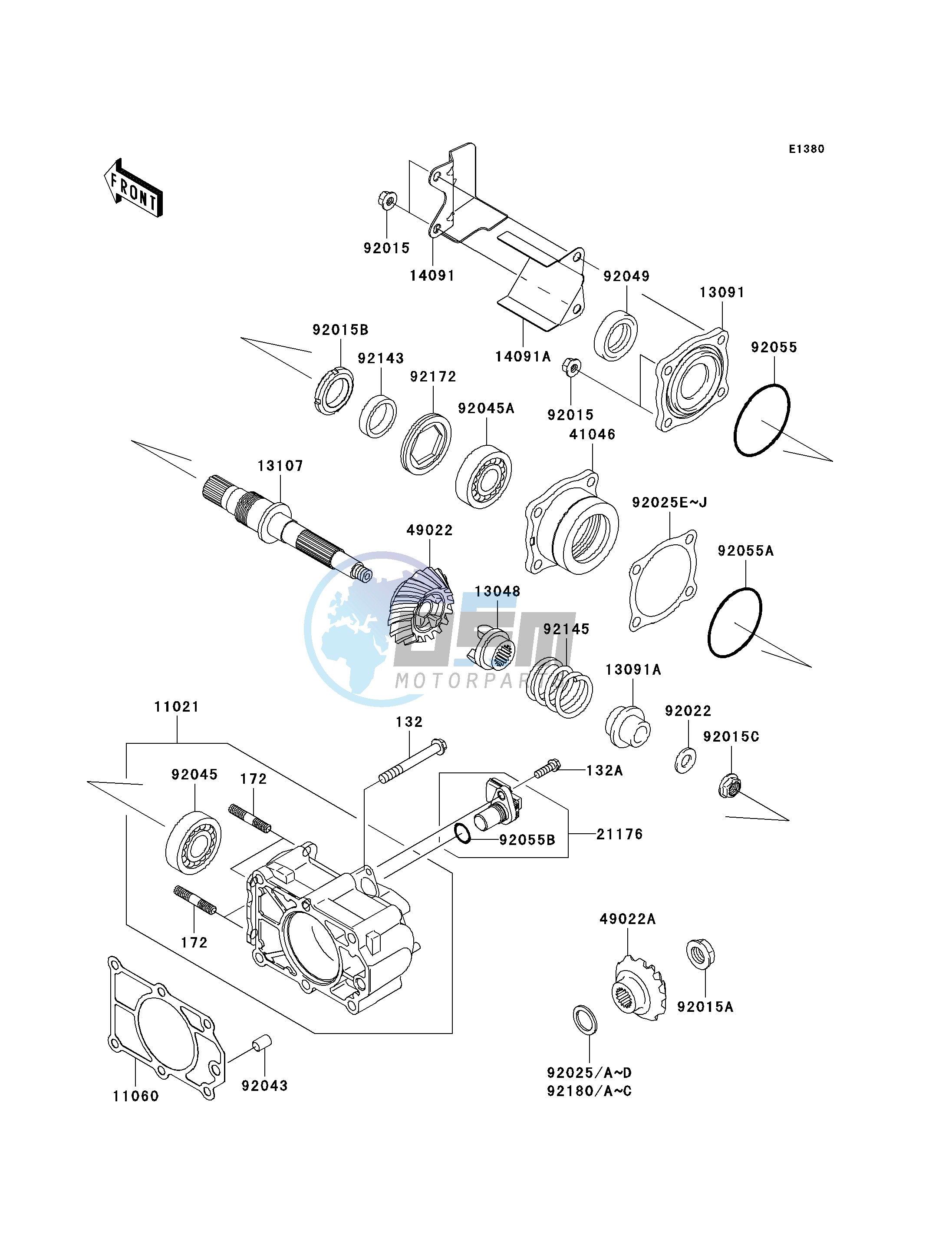 BEVEL GEAR CASE