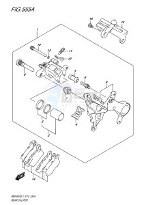 RMX450 drawing REAR CALIPER