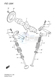 GSX-250 RA drawing CAMSHAFT-VALVE