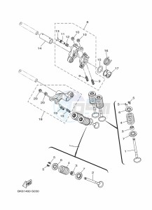 MT125 MTN125-A (BGW2) drawing VALVE