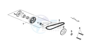 HD 2 125 drawing OILPUMP / V-SNAAR OILPUMP