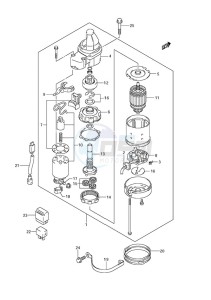 DF 225 drawing Starting Motor