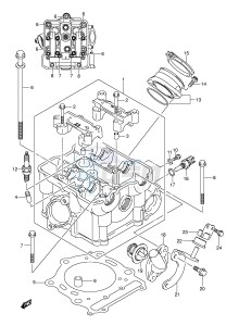 LT-A700X (E28-E33) drawing CYLINDER HEAD