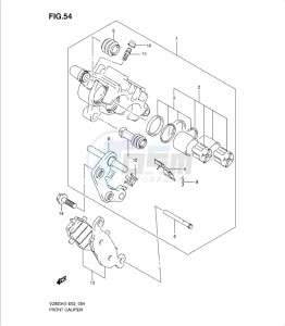 VZ800K9 drawing FRONT CALIPER