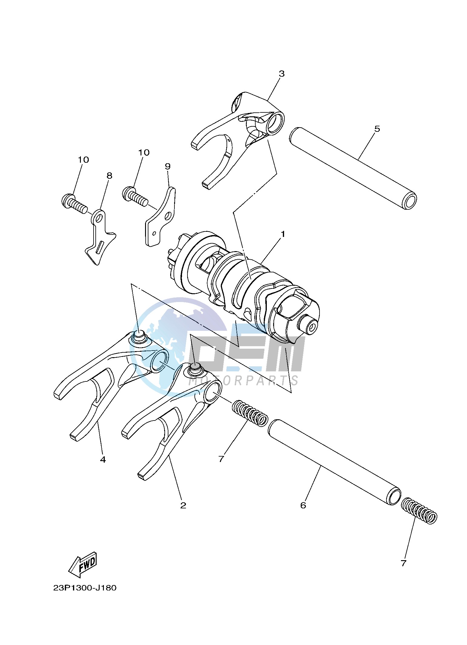 SHIFT CAM & FORK