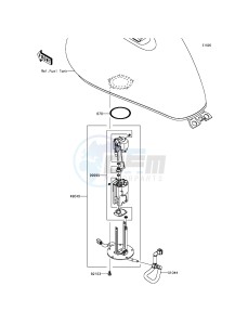 VULCAN 900 CLASSIC VN900BGF GB XX (EU ME A(FRICA) drawing Fuel Pump