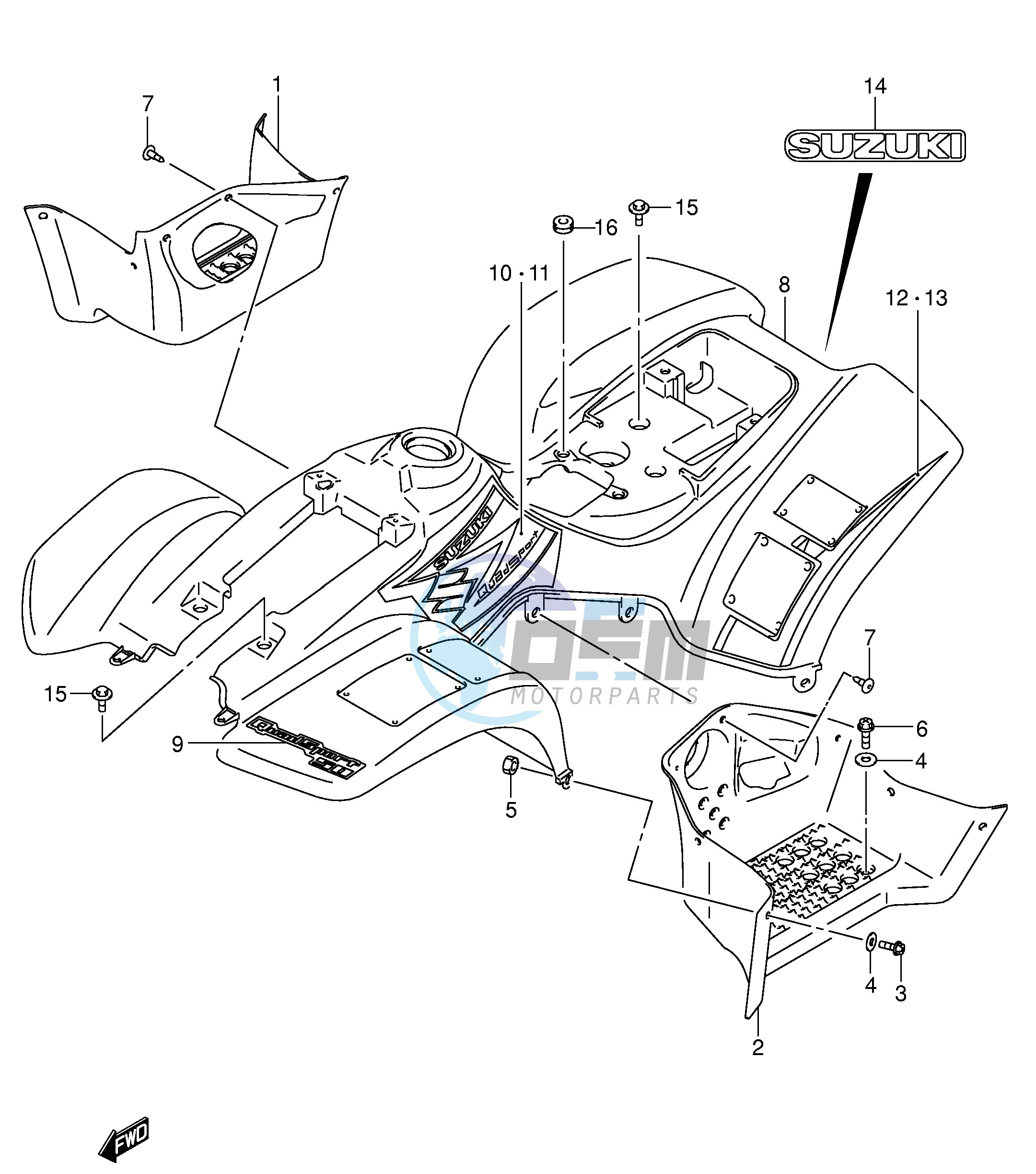 FRAME COVER (MODEL K5)