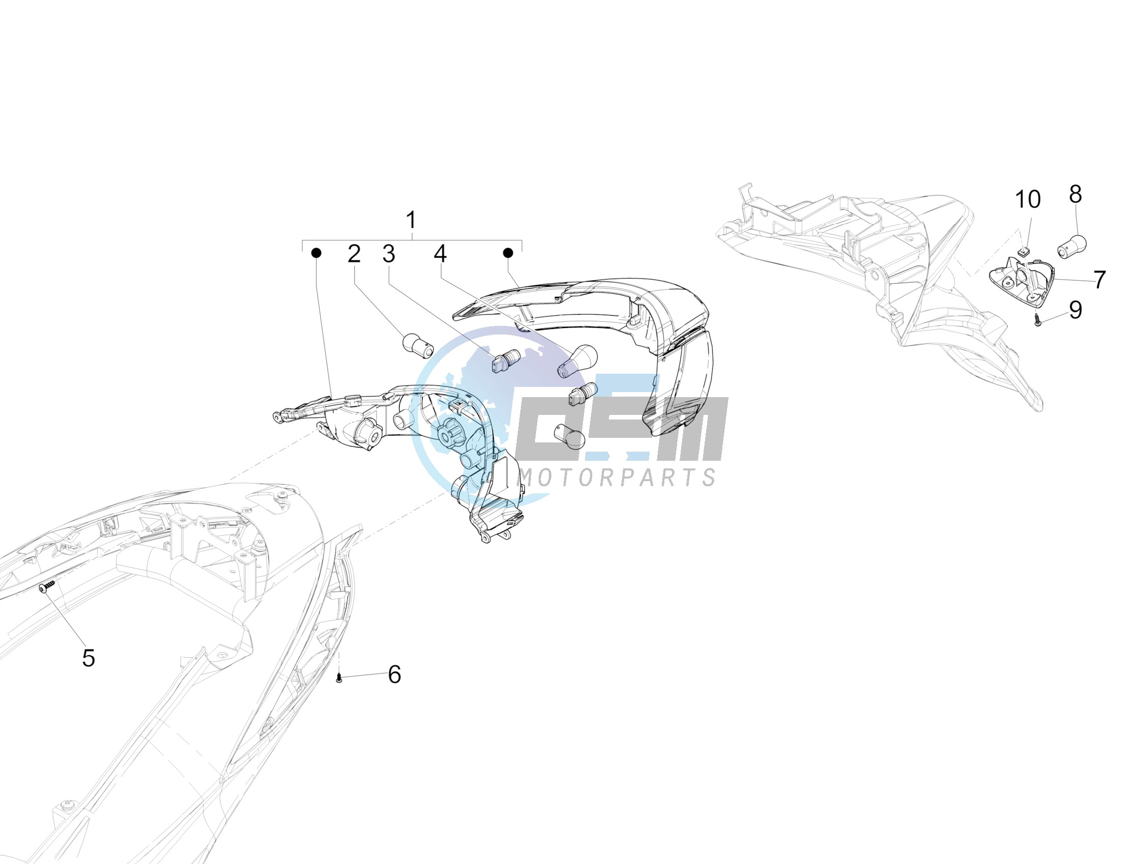 Rear headlamps - Turn signal lamps