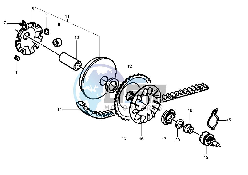 Driving pulley