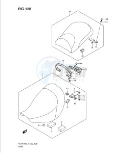 VLR1800 drawing SEAT (VLR1800TL1 E2)