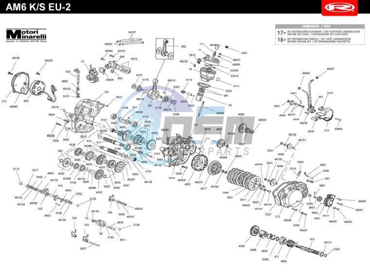 ENGINE  AM6 K/S EU-2