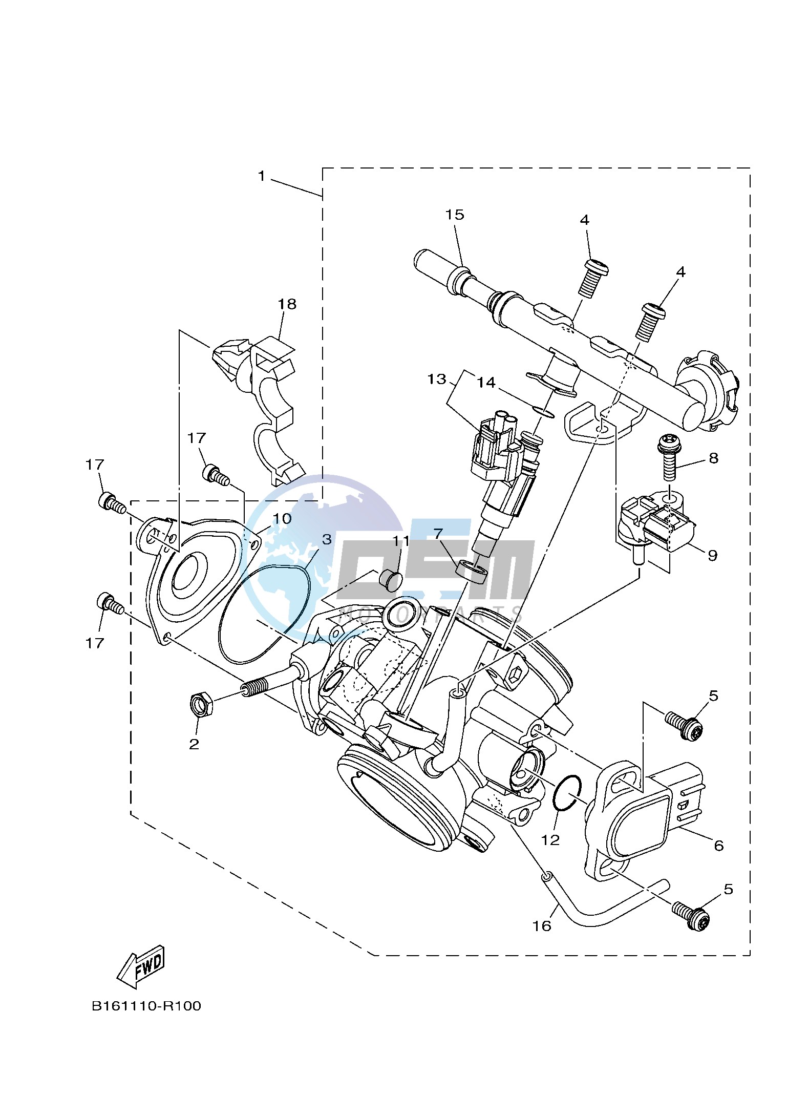 THROTTLE BODY ASSY 1