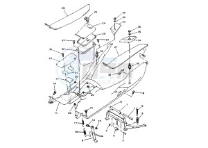 YP MAJESTY 250 drawing STAND-FOOTREST MY96-97