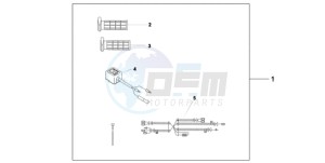 CB600F9 France - (F / CMF 25K) drawing HEATED GRIPS