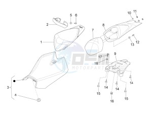 RS4 125 4T drawing Saddle