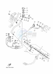 MT-09 MTN850-A (BS2M) drawing REAR MASTER CYLINDER